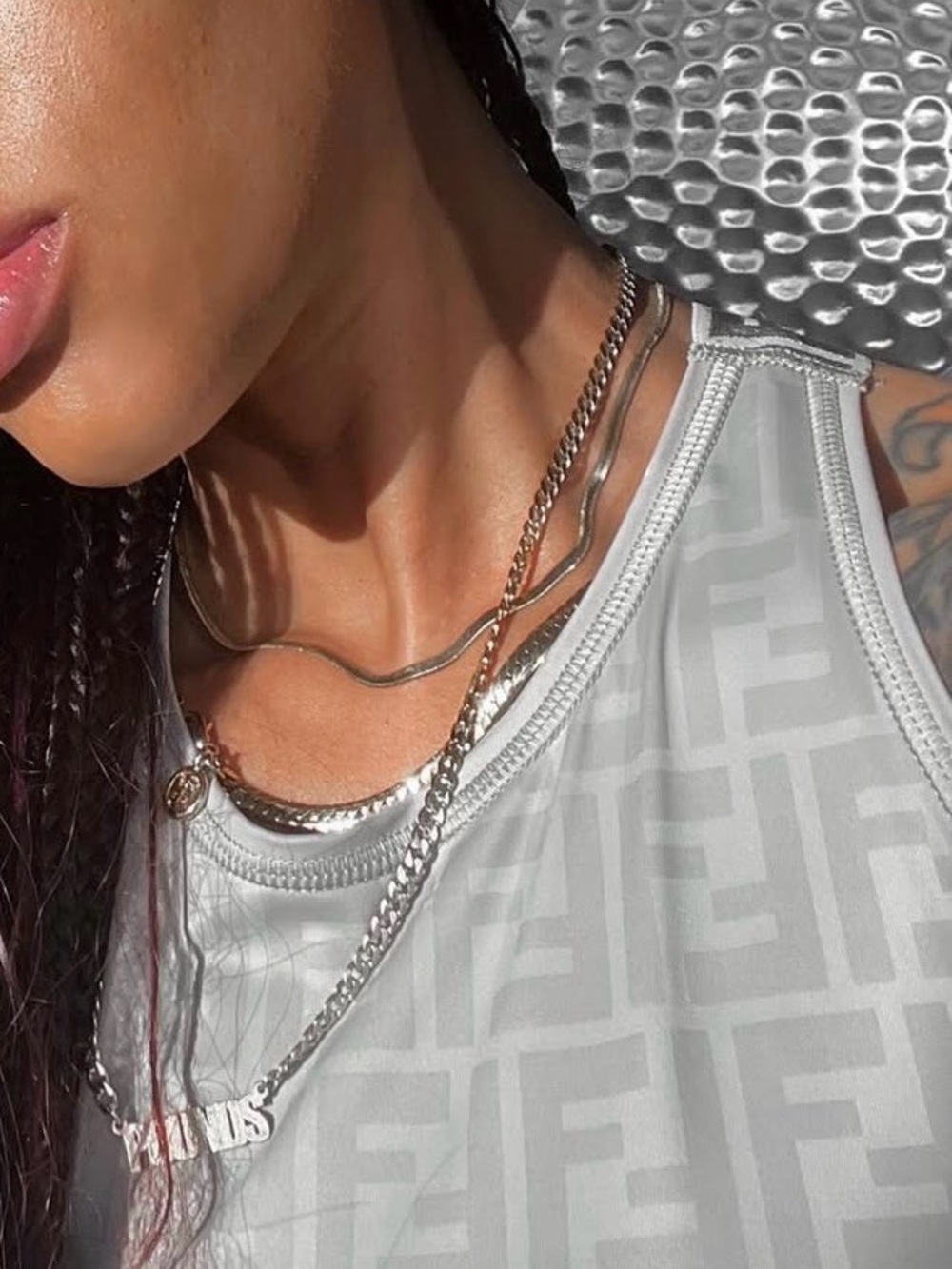 Fendi Sports Bra Crop Top